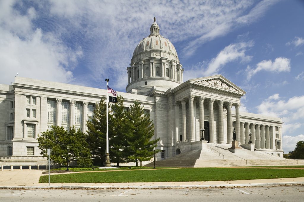 Exterior Missouri State Capitol building